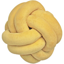 Perne decorative decorative, pernă rotundă cu burete și material moale de pluș, pernă de pluș înnodată lucrată manual pentru pernă