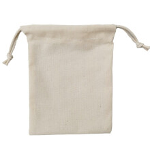 Sacola resistente e durável com fecho de cordão para uso diário, bolsa dobrável de algodão orgânico, sacolas ecológicas reutilizáveis para