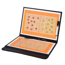 Foldable DoubleSided Volleyball Coaching Clipboard With Dry Marker Pen For Coaches Portable Practice Planning Clipboard