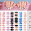 Gels Nails Wraps Semi Cured Nails Polish Wraps-BSA0048 4