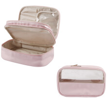 2 stuks cosmetische tas make-up tas waterdichte handtas-Roze