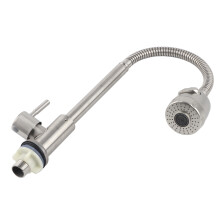 Versatile Copper Material Faucet, Elegant Appearance with 360 Degree Rotatable Spray Head, Quick and Easy Installation, Flexible Neck for Seamless Wat