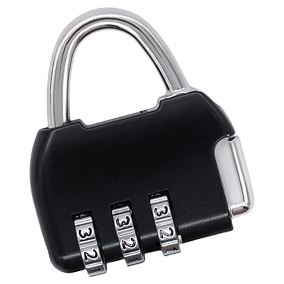 Small Padlock For Backpacks And Suitcases Luggage Lock-Black 7696000897745
