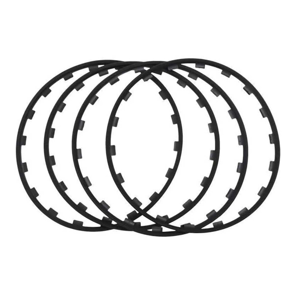 Car Wheel Rim Protectors Ring Compatible With 20192023 Nylon Hub Guard Accessories 19Inch D/ Antiscratch Black 9323874399065