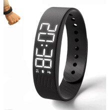 Fitsleeps Alarm Clock Watch Bracelet - Silent Vibration Wake Up Wristband for Deep Sleepers