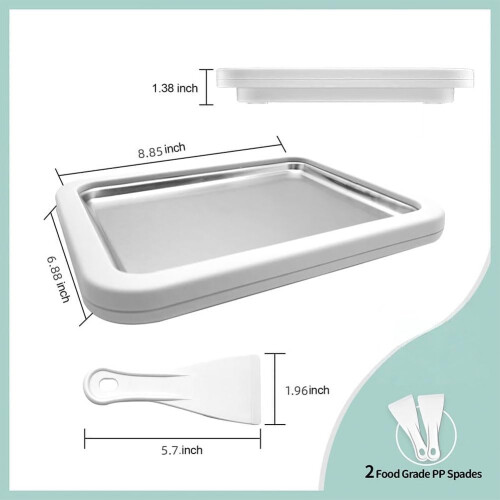 Σετ παρασκευής τυλιγμένου παγωτού DIY με πλάκα γρήγορης κατάψυξης 2