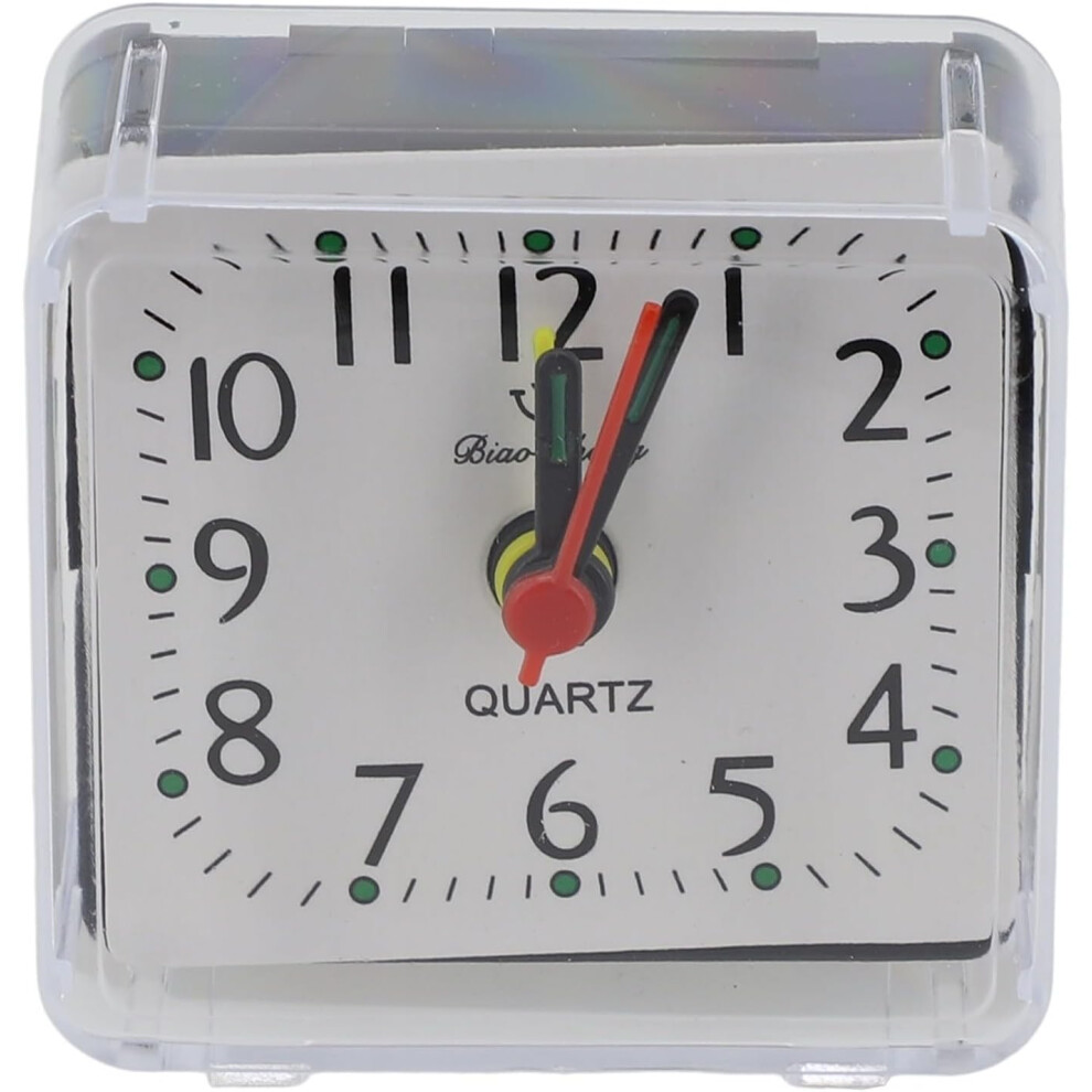 Bedside Small Alarm Clock Battery Operated Analog - Easy To Read Numbers Clock For Student Oimg