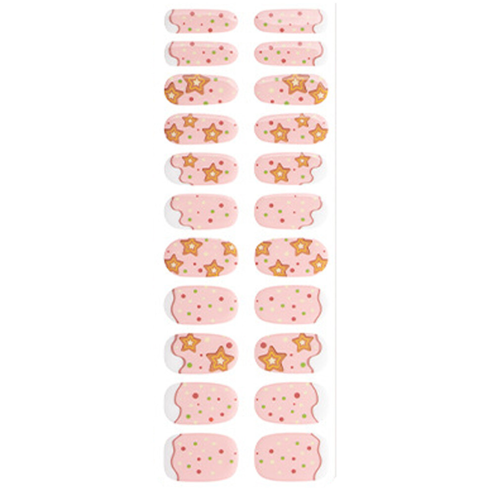 Gels Nails Wraps Semi Cured Nails Polish Wraps-BSA0047