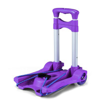 Reistrolley voor bagage Draagbare steekwagenwagen Dolly 77-Paars