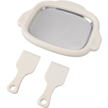 Creator de înghețată rulată instant, tigaie pentru gelato, cu 2 spatule, set mini congelator, mașină de prăjit înghețată