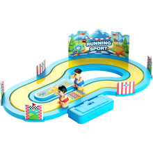 Motion-Sensing Racing Board Game Treadmill - Pretend Play Parent-Child Interact Two-Player Battle