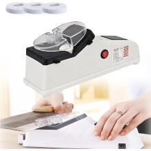 Besynersharp Pro, affilacoltelli elettrico, affilacoltelli elettrico USB con pietre di ricambio, per uso domestico e cucina (standard)