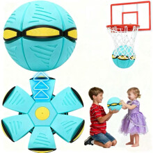 Children's Magic Metaball Bouncing Ball - Two Forms Switchable with 6 Lights for Parent-Child Play