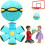 Children's Magic Metaball Bouncing Ball - Two Forms Switchable with 6 Lights for Parent-Child Play 1
