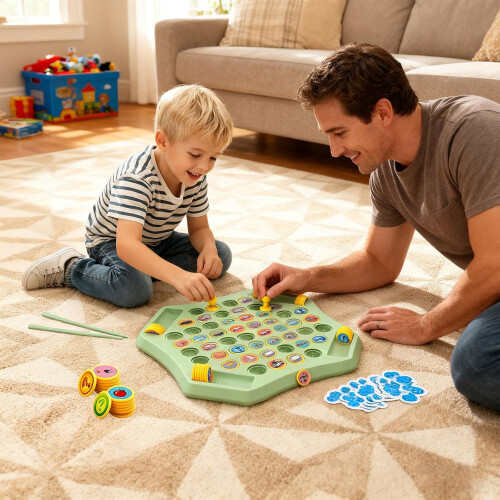 54 PCS Flip Chess Memory Game Animal - Engaging Double Cartoon Memory Game Interactive 1