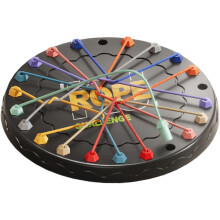 Chess Puzzle Board Game - Brain Strategy Challenge Toy & Rope Untangling Logic Game for Kids 3+