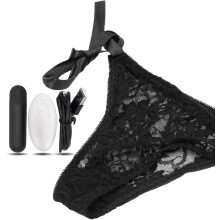 Remote Vibrator with Lingerie Creative Design - 10 Function Surprising Experience Adult Toy