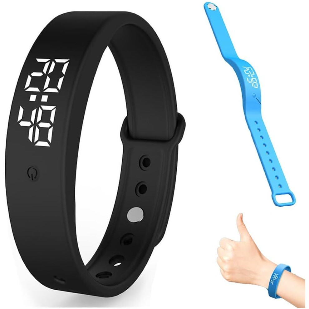 Vibrating Alarm Clock Watch Rise Alarm Band - Silent Wake Up Wristband For Deep Sleepers 3233223056050