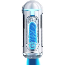Masturbateur Automatique pour Homme Mains Libres avec 10 Modes Vibration Aspiration - Sous-vêtement Serré à Poche, Silicone PW1013O02 (Gris)