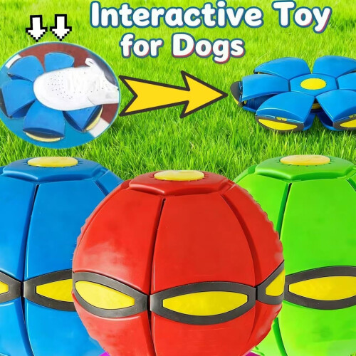 Children's Magic Metaball Bouncing Ball - Two Forms Switchable with 6 Lights for Parent-Child Play 1