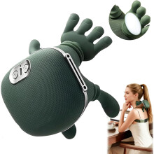 Siaasoos Neck Massager Electric Hand Shape Fingers - Rechargeable USB C Real Hands Massage for Neck Back Shoulder