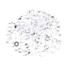Decorațiuni centrale pentru nuntă cu diamante acrilice transparente, decorațiuni de masă cu mai multe fațete pentru decor de petrecere,