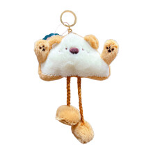Trendy broodsleutelhanger Cartoon hanger sleutelhanger-sandwich