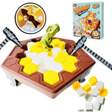 Save Dinosaur Break Ice Board Game for Kids 4-8 - Dinosaur Trap Ice Breaker with Hammers