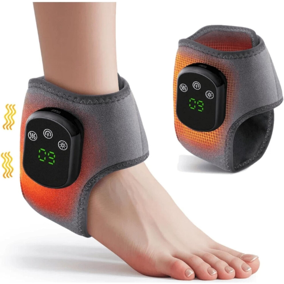 Oimg Footrenew Triple Method Massager Neuropathy Pain Relief - Electric Foot Massager With Heat For Plantar Fasciitis 2 Pcs