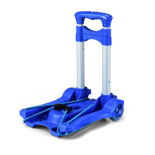Reistrolley voor bagage Draagbare steekwagen Bagagewagen-Blauw
