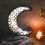 Ισλαμικό νυχτερινό φως Eid διακοσμήσεων Ramadan Mubarak ξύλινο αστέρι ημισελήνου 7