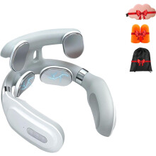 Neck Massager Upgraded with Heat Instant Relief - Wireless Back Massagers 6 Modes 15 Levels Posture Enhancing Home Office