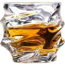 Copa de Whisky de Cristal Japonés Storm - Vasos para Hombres, Set de Copas de Cristal Soplado a Mano, para Scotch, Coñac, Vodka (1 Pieza)
