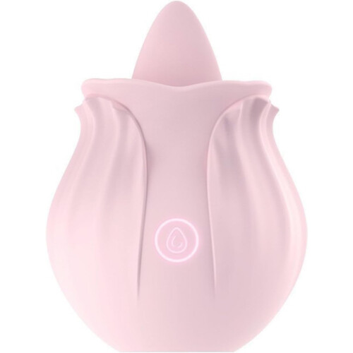 Vibromasseur Rose 10 Modes - Portable, Silencieux, Rechargeable USB, Étanche