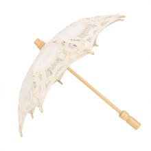 Graceful Wedding Bridal Parasol, Vintage Lace Umbrella For Elegant And Stylish Design, Anti-Slip Handle Ensures Comfortable Grip, Smooth Opening And C