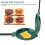 Nonstick Baking Pancake Pan with Multipurpose Cookware Functionality, Barbecue Plate Omelette Pan Featuring Double-Sided Flip Design, Stainless Steel 7
