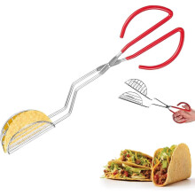 Formička na taco shell na vyprážanie, U-tvarovaná nerezová - Držiak na tortilly, tlačidlo na taco, formička | 1