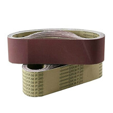 Belt Sander Belts 533x75mm 21x3in 10 Pack Aluminum Oxide Sanding Belts Grit 401000 For Polishing Sand Belt Machine P60