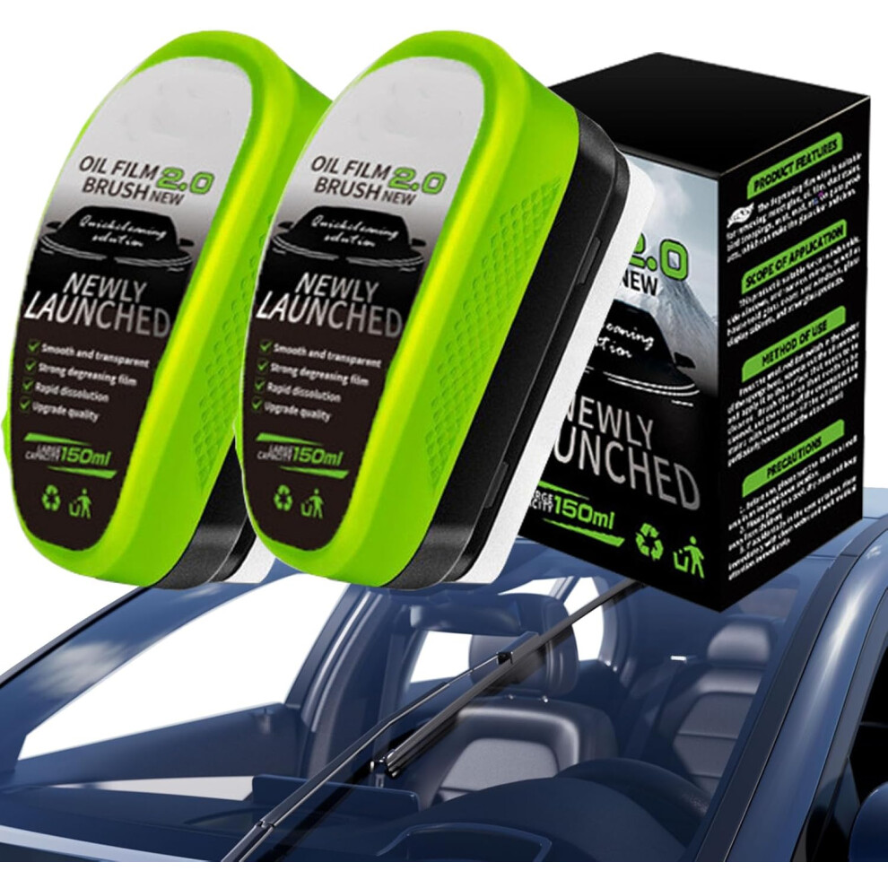 Clear Vision Glass Cleaner & Windshield Automotive Brush - Enhances Clarity And Visibility 2 Sets 3233223082646