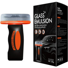 Removedor de película de aceite para ventanas de coche 2026, emulsión limpiadora, limpiador de parabrisas, cepillo, previene niebla, 1 unid