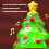 Bubble Machine Durable Automatic Christmas Tree - Rotating Light Up Music Box Rechargeable Decoration 2