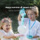 Magic Bubble Wand Smoke Bubble Maker with Lights Music - Automatic Mist Bubbles Blower Rechargeable 2