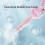 Magic Bubble Wand Smoke Bubble Maker with Lights Music - Automatic Mist Bubbles Blower Rechargeable 6