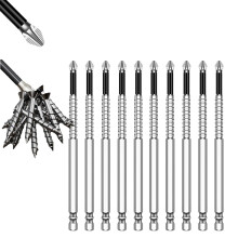 Hochmagnetisches Schraubendreher Bit Set 150mm - Starke Magnetische Langlebige Bohrerbits, 10 Stück