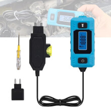Probador de fallos de circuito automotriz, localizador de cortos con pantalla LED - Trazador de cables 2 en 1, tester de relés
