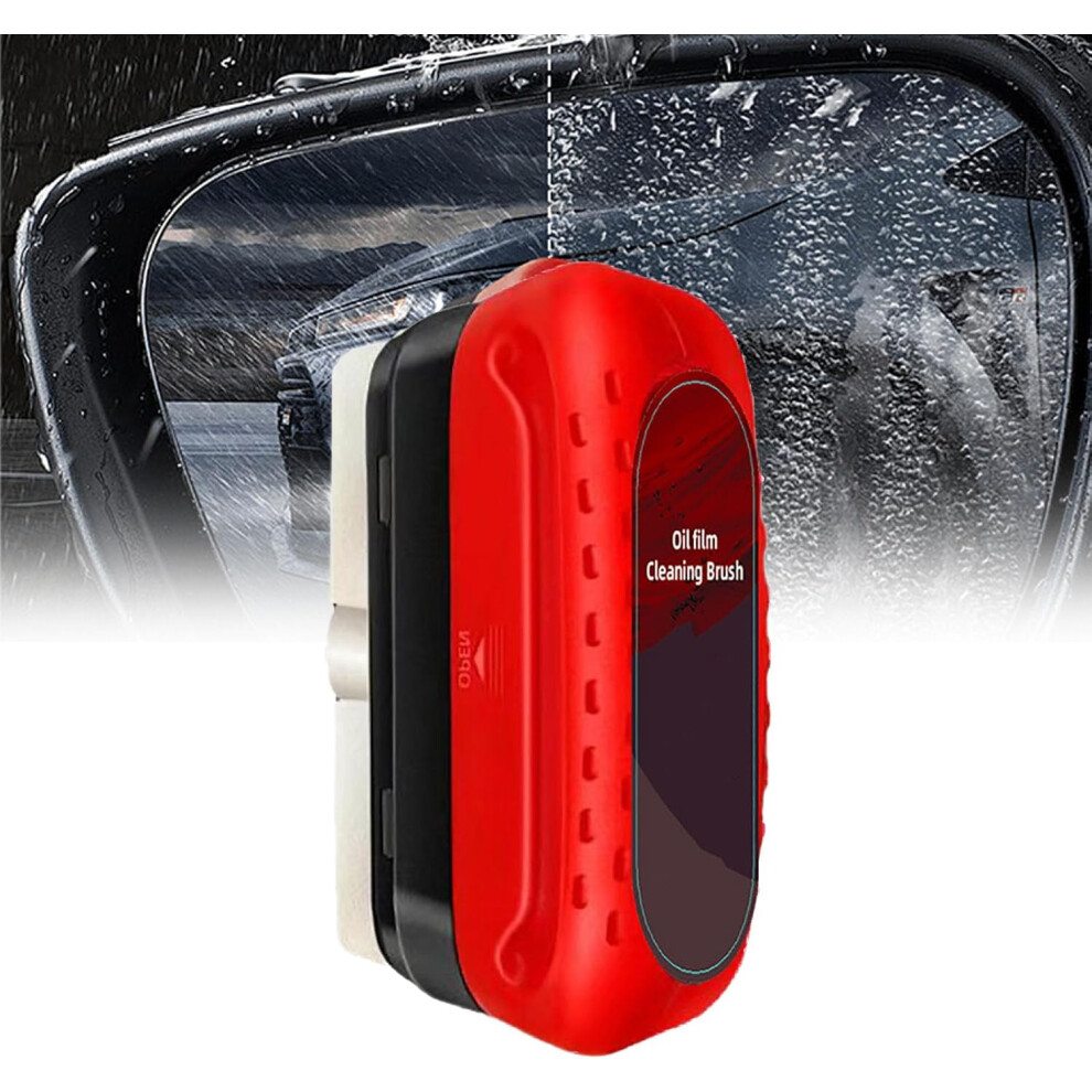 Automotive Oil Film Cleaner Brush For Car Windshield - Window Cleaner Improves Clarity And Visibility 3233223082714