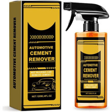 Rimuovi macchie di cemento dall'auto, dissolvente cemento con formula delicata, spray liquido con piccolo raschietto e panno