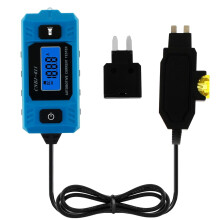 Probador de circuito para coche con pantalla, máxima precisión 48V - Herramienta portátil para pruebas de corriente y fusibles