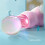 Velaire Bubbles Puffpop Bubble Maker Automatic - USB Rechargeable Bubble Machine with Lights Sky Blue 5
