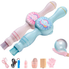 Aparat de facut bule cu fum colorat, cu efect elastic si ceata pentru petreceri (Mix,2 bucati)